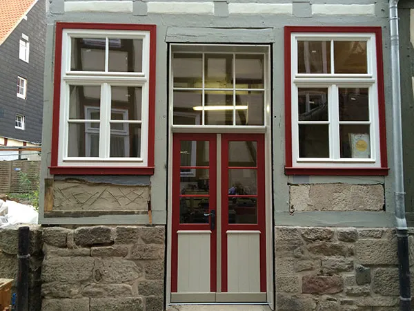 Fassade des Projektes Eins in der speckstraße